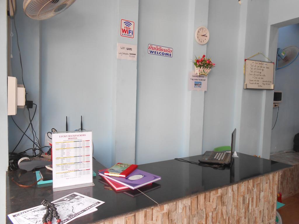 Lucky Backpacker Hostel Vientiane Dış mekan fotoğraf